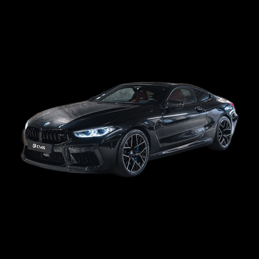 BMW M8 coupé noir 3D gratuit réaliste - modele 3D gratuit