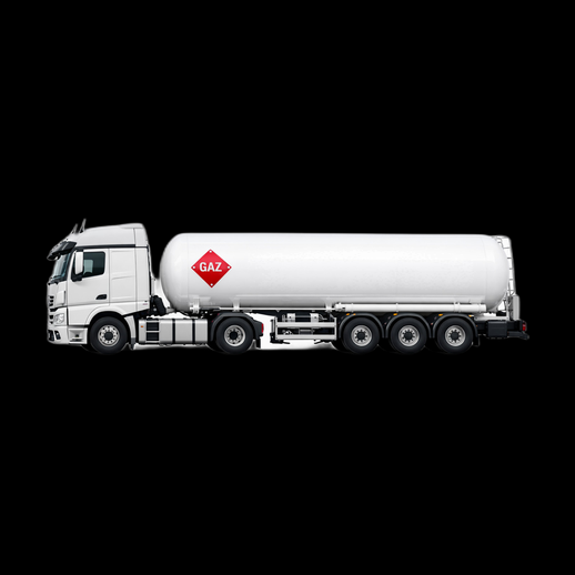 Camion citerne gaz 3D gratuit realiste