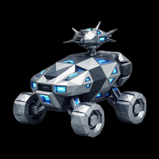 Rover futuriste 3D gratuit robot véhicule sci-fi