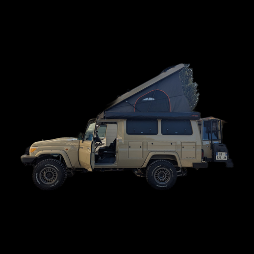 Modele 3D gratuit 4x4 camping avec tente
