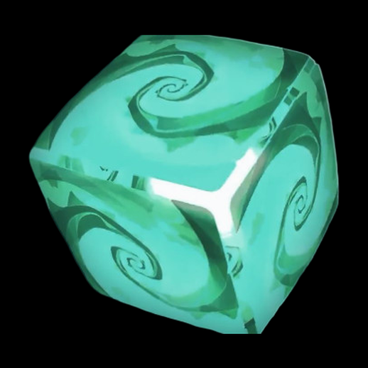 Cube magique 3D gratuit avec motifs spirales