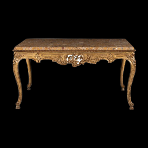 Table baroque sculptée 3D gratuit style rococo