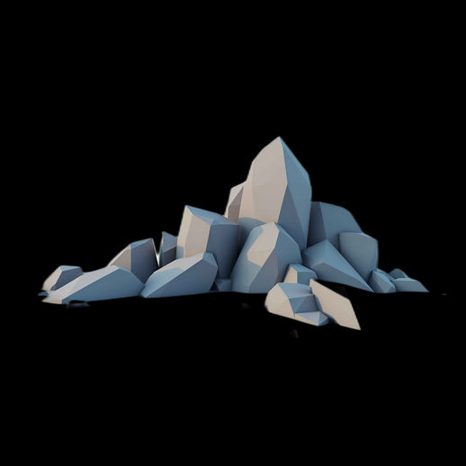 Asset 3D : amas de rochers