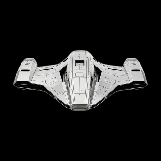 Vaisseau spatial futuriste 3D gratuit sci-fi