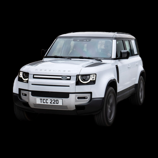 Land Rover Defender Blanc - Vue Avant