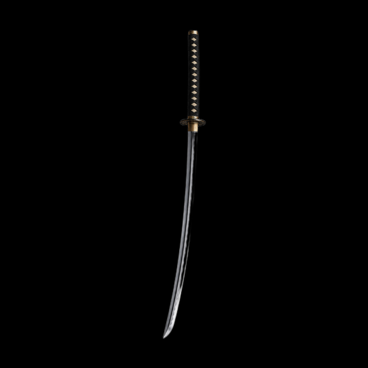 Katana japonais 3D gratuit sabre traditionnel