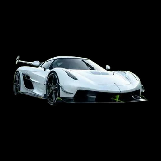 Voiture supercar 3D gratuit blanche sportive
