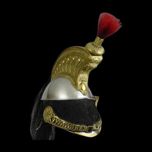 Casque militaire ancien 3D gratuit avec plume
