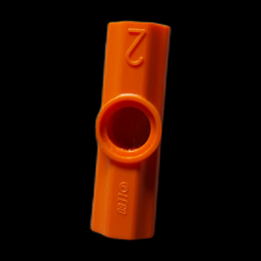 Kazoo plastique orange 3D gratuit realiste - modele 3D gratuit