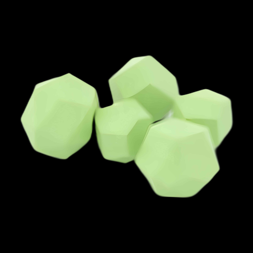 Pierres polygonales vert clair