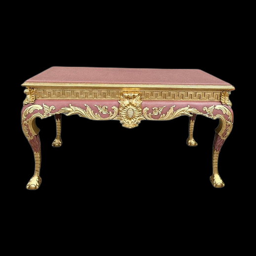 Table baroque 3D gratuit dorure et velours