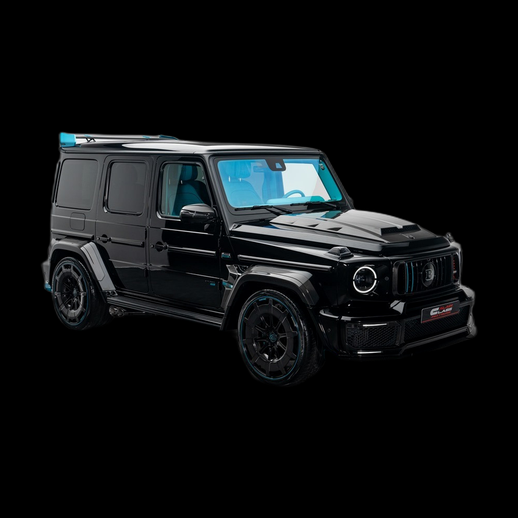 SUV luxe noir 3D gratuit tout-terrain