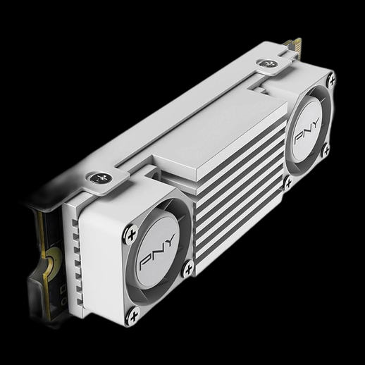 Carte graphique compacte PNY 3D gratuit blanche - modele 3D gratuit