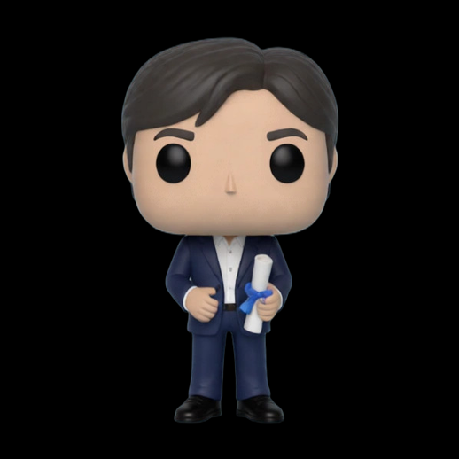 Figurine diplome 3D gratuit style cartoon