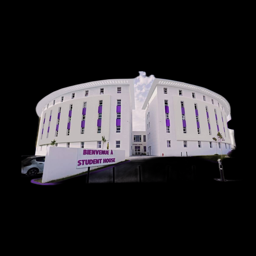 Modele 3D gratuit residence etudiante moderne