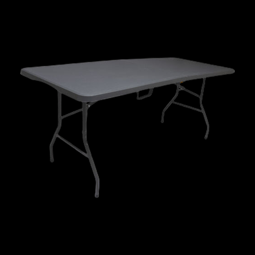 Table pliante 3D gratuit en plastique gris - modele 3D gratuit