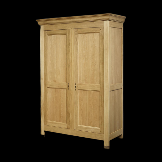 Armoire classique en bois clair - modele 3D gratuit