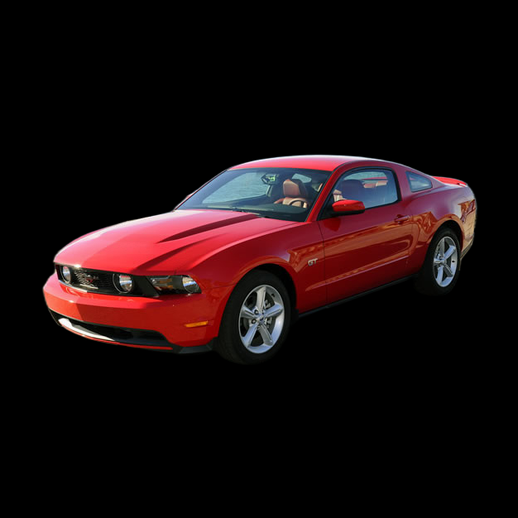 Voiture Ford Mustang GT rouge 3D gratuit