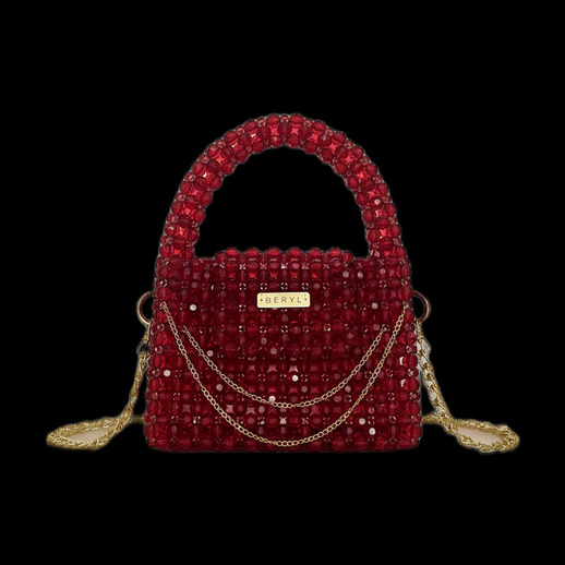 Sac a main 3D gratuit rouge avec pierres