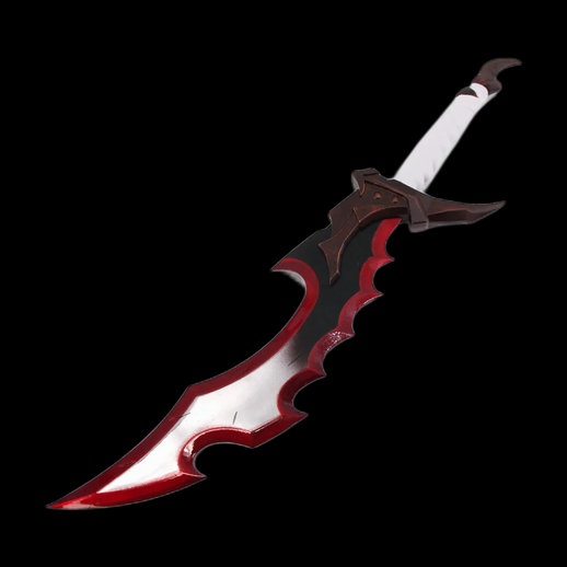 Epee fantasy 3D gratuit lame rouge stylisee