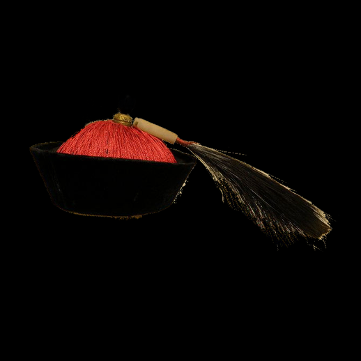 Chapeau fez rouge 3D gratuit avec pompon