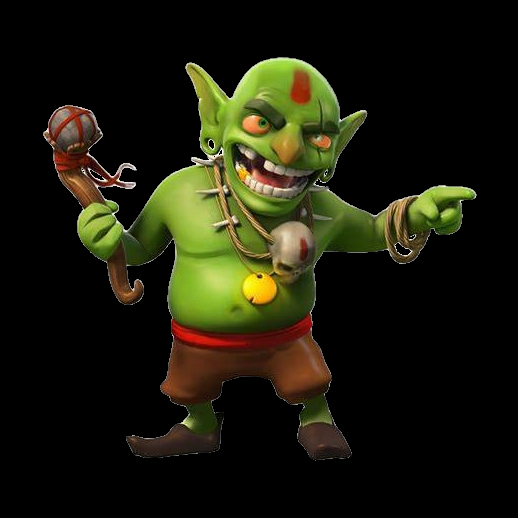 Gobelin cartoon 3D gratuit personnage fantasy vert - modele 3D gratuit