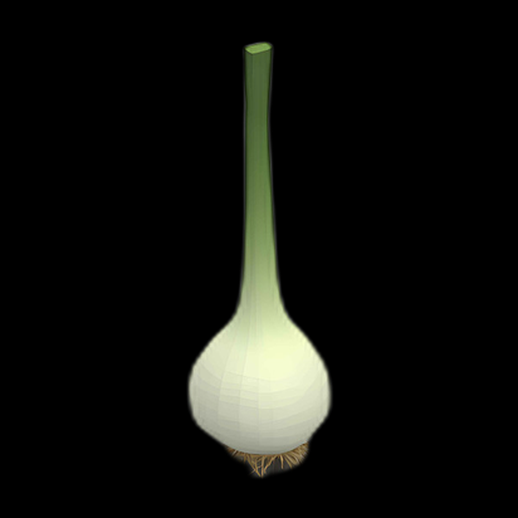 Asset 3D d'un oignon nouveau