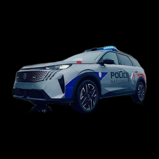 Voiture de police française 3D gratuit style SUV - modele 3D gratuit