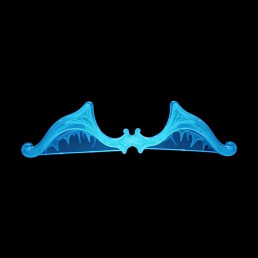 Arc 3D bleu translucide fantastique