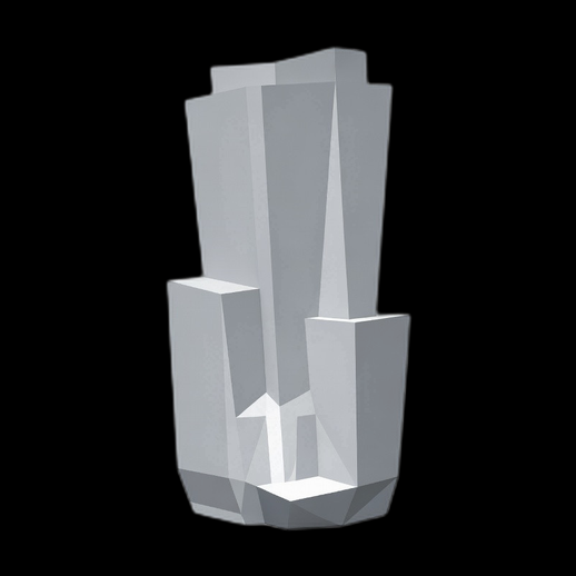 Modele 3D gratuit sculpture geometrique moderne