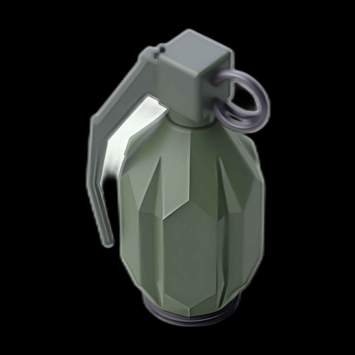 Grenade à main stylisée 3D