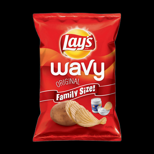 Modele 3D gratuit paquet chips Lay's wavy