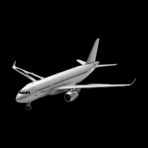Avion de ligne 3D gratuit realiste