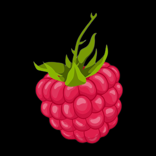 Framboise 3D gratuit fruit rouge realiste