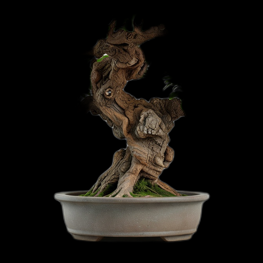 Bonsai japonais 3D gratuit arbre miniature stylise