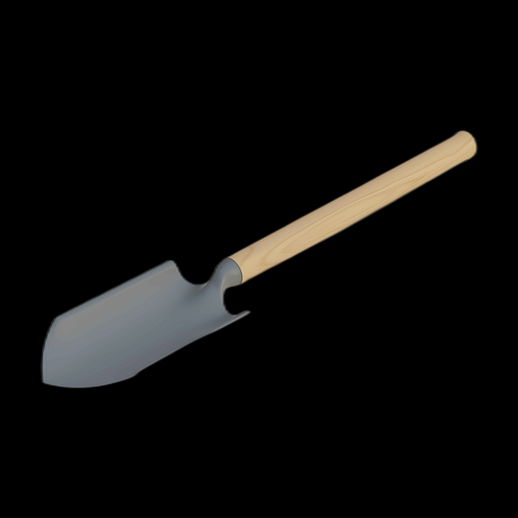 Petite pelle à main 3D