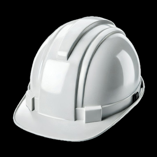Casque de chantier 3D gratuit blanc - modele 3D gratuit