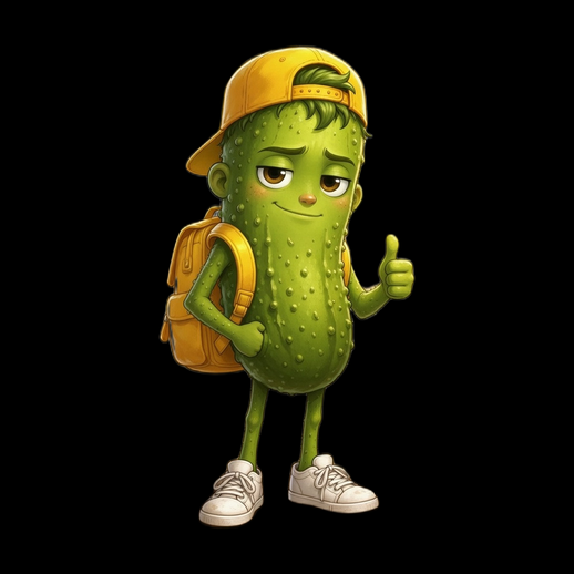 Pickle Boy Character 3D Model - modele 3D gratuit