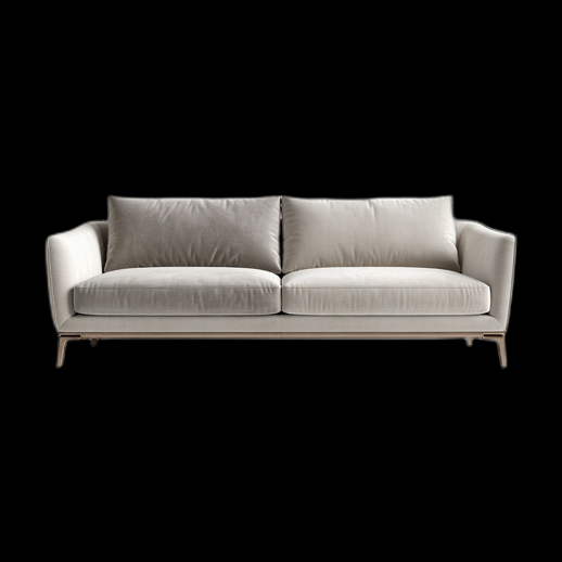 Canape moderne 3D gratuit en tissu beige