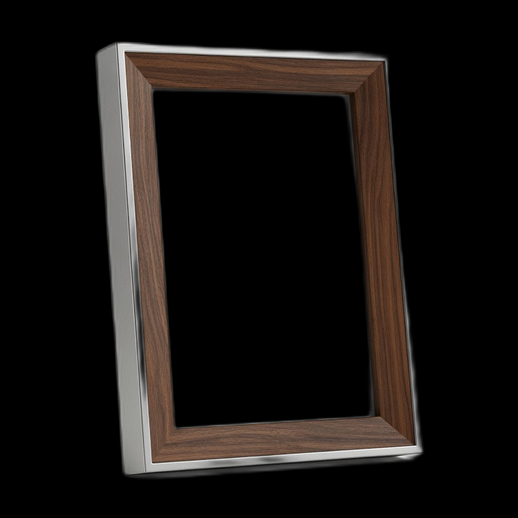 Cadre photo 3D gratuit bois et metal