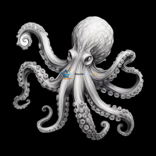 Pieuvre realiste modele 3D gratuit detaille