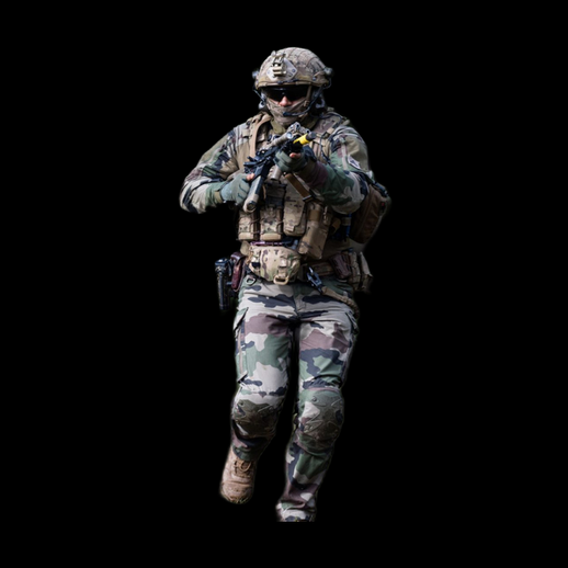 Soldat tactique moderne 3D gratuit arme camo
