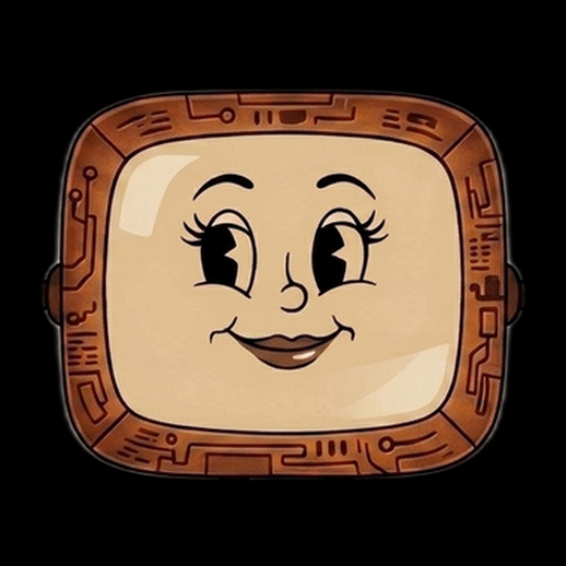 Modele 3D gratuit toast cartoon visage sourire