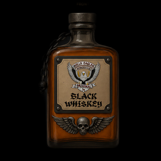 Bouteille whisky 3D gratuit style vintage - modele 3D gratuit