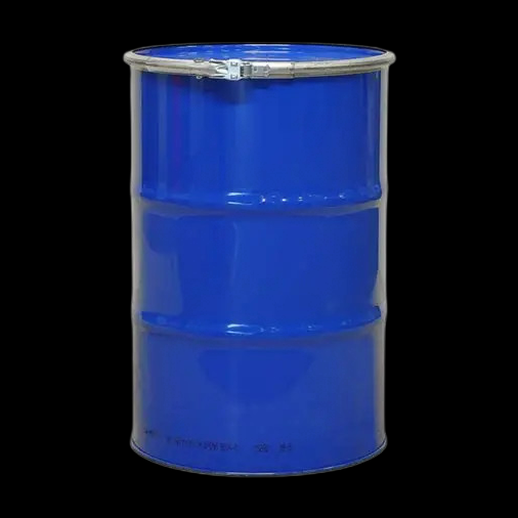 Baril industriel bleu 3D gratuit en metal