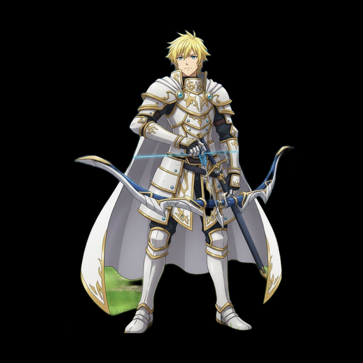 Archer chevalier anime 3D gratuit en armure