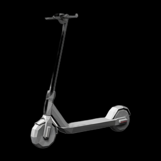 Trottinette electrique 3D gratuit low poly