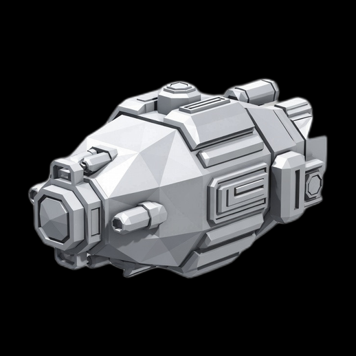 Moteur spatial sci-fi 3D gratuit futuriste