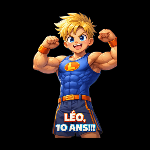 Super heros enfant 3D gratuit style cartoon