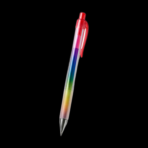 Stylo à bille multicolore 3D